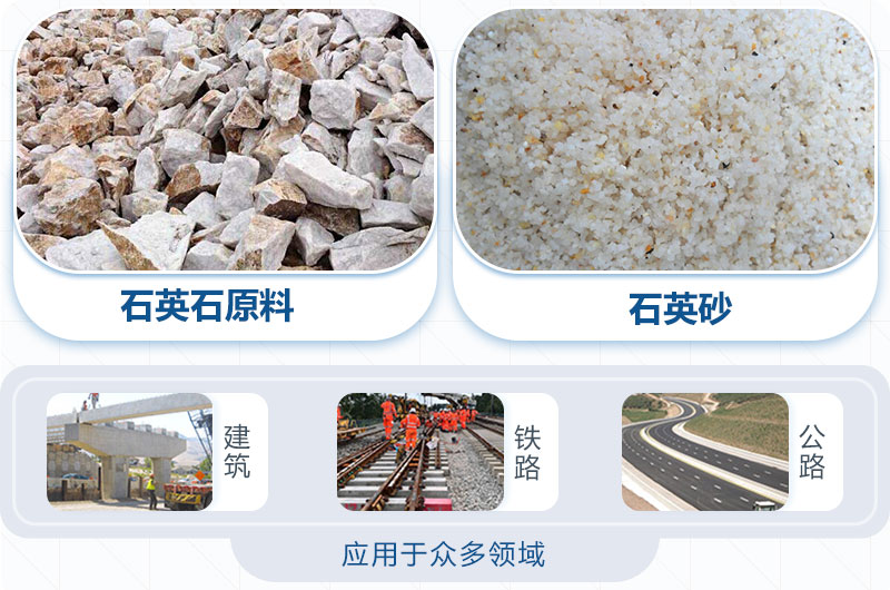 石英石應(yīng)用領(lǐng)域及物料前后對(duì)比 石英石應(yīng)用領(lǐng)域及物料前后對(duì)比